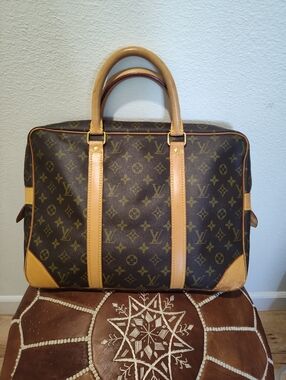 Luxury Briefcase LV Pattern
